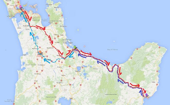 [1986年开始，每天从陶朗加到吉斯伯恩奔波1200公里]