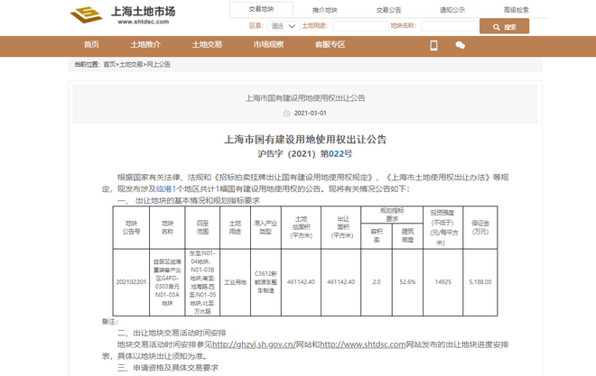 特斯拉上海超级工厂或将扩建 总面积达46万平方米