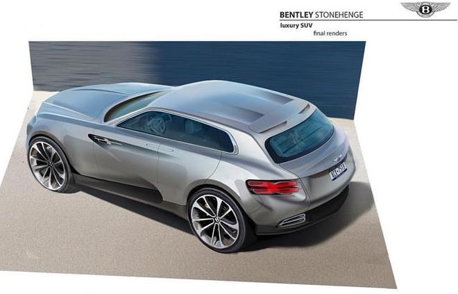 宾利全新旗舰SUV效果图曝光 或命名为Stonehenge