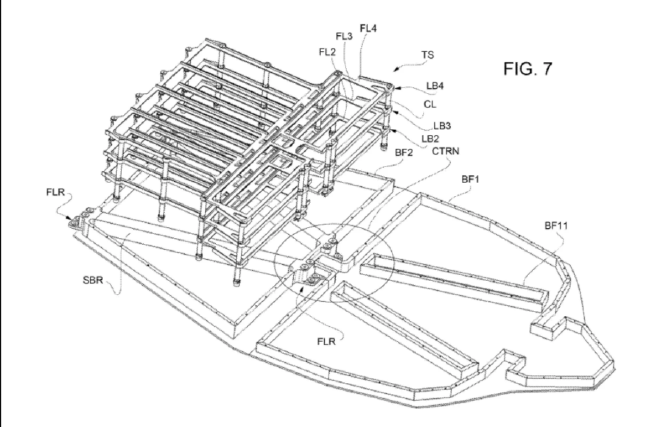 法拉利首款纯电动超跑专利图曝光 中置主电池组布局