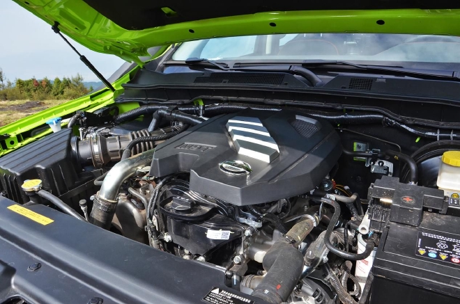 M9T型2.3T涡轮增压柴油发动机拥有122Kw最大功率，在1500-2500rpm转速区间可输出420N·m的峰值扭矩