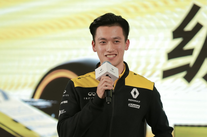 雷诺F1®发展车手周冠宇出席雷诺F1®车队之夜