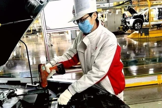 长城汽车徐水智慧工厂车间