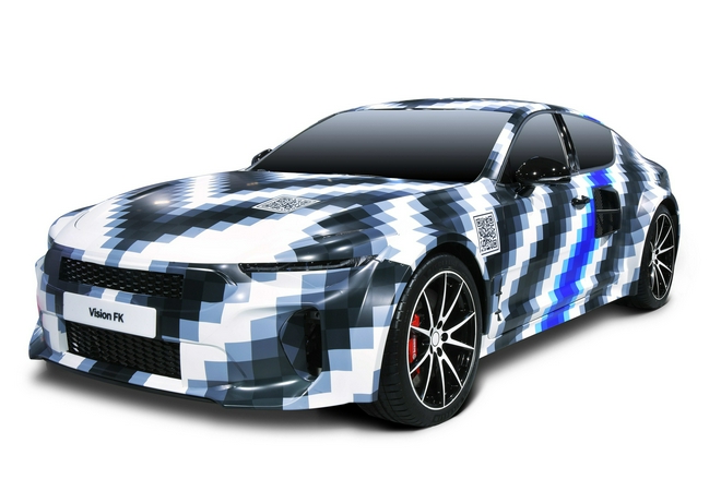 现代汽车集团亮相高性能氢能混动跑车概念车Vision FK