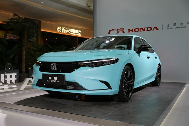 Pre-sale starting from RMB 143 thousand, real shot of GAC Honda INTEGRA model