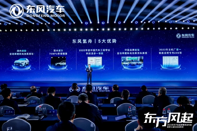 2023东风汽车品牌春季发布会开幕 三大科技品牌齐发布