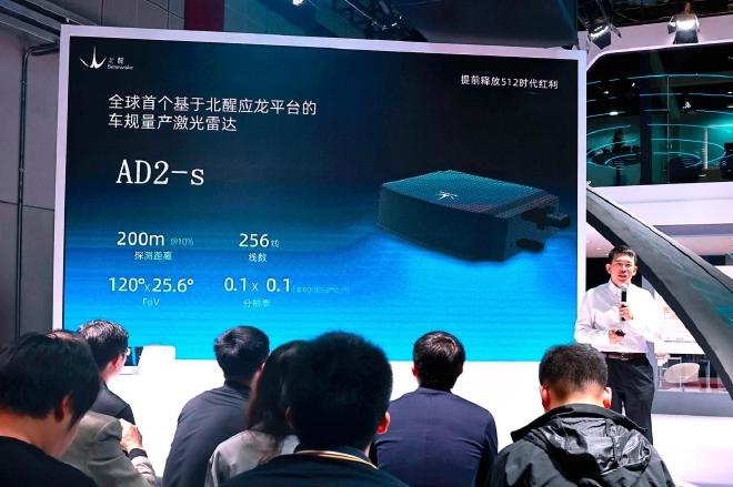 北醒发布全球首个车载512激光雷达平台