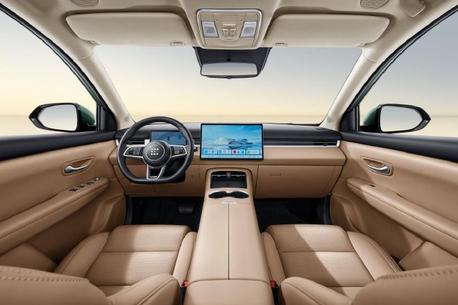 全新极简风格 蓝电E5 PLUS内饰曝光