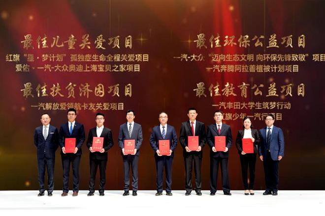 中国一汽优秀公益项目表彰