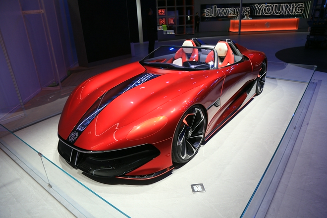 2021 Chengdu Auto Show Pavilion: SAIC MG ONE real car