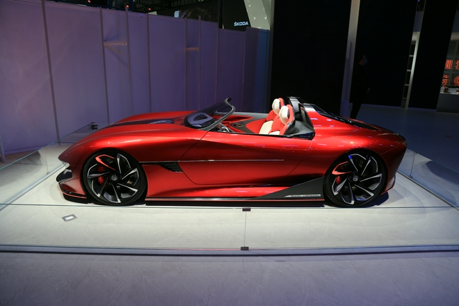 2021 Chengdu Auto Show Pavilion: SAIC MG ONE real car