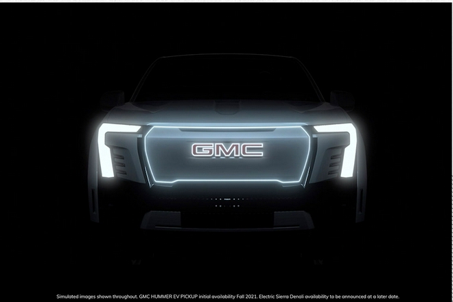 明年正式亮相 GMC Sierra Denali EV预告图发布