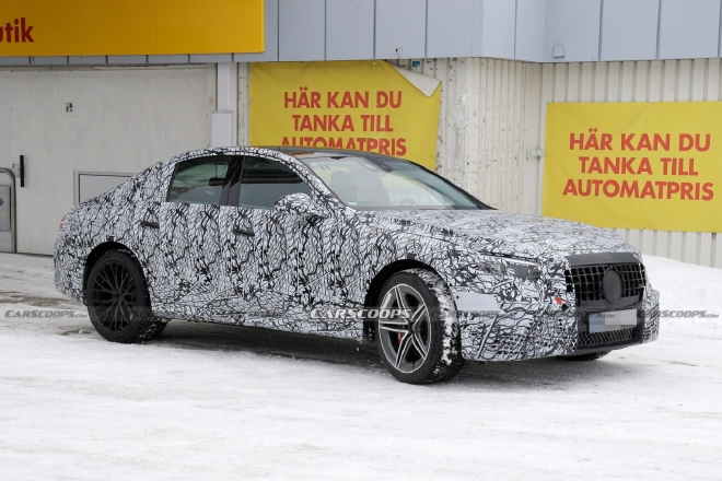 全新梅赛德斯-AMG E53e谍照首曝 或借用C63插混动力