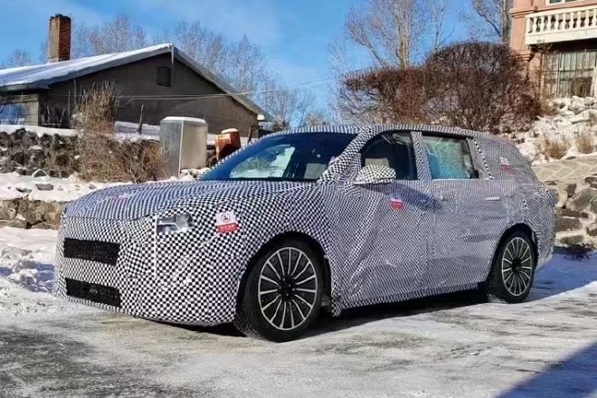 疑似AITO问界M9谍照曝光 搭空气悬架