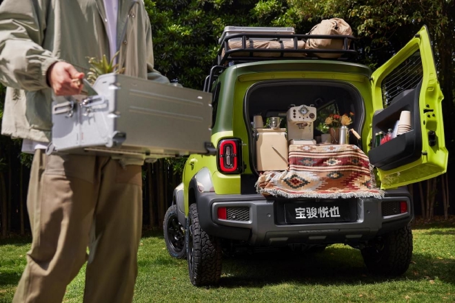 宝骏悦也外观细节首次正式曝光 方盒子造型硬派兼具萌趣