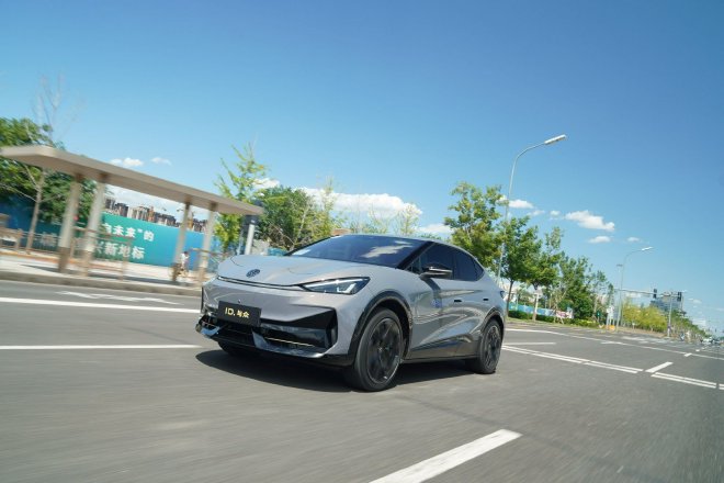 大众最帅电动车 试驾ID.UNYX与众