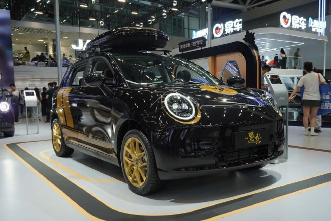 2024广州车展：玩的就是个性 江淮钇为3黑凤梨版亮相