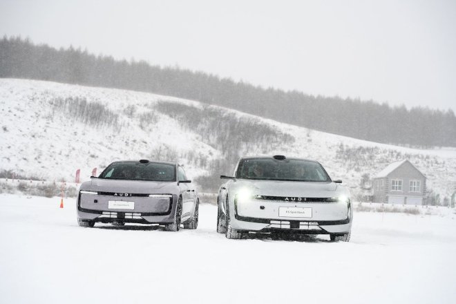 电动quattro更好玩 冰雪试驾奥迪E5 Sportback