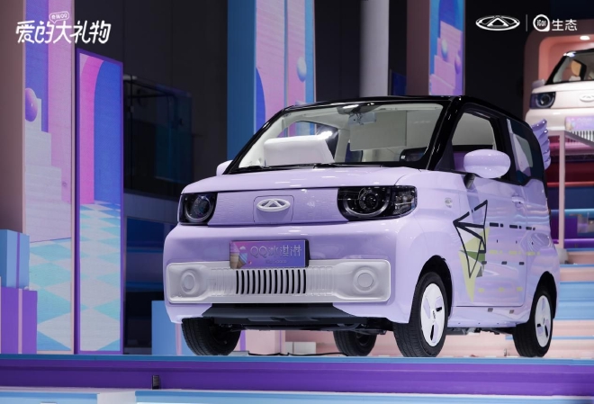 2022成都车展：奇瑞无界Pro/QQ冰淇淋场景车亮相