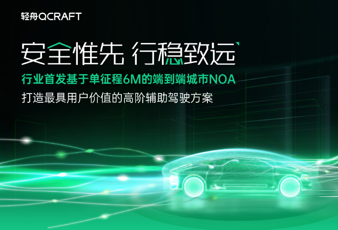 2025上海车展：轻舟智航发布行业首个基于单征程6M的端到端城市NOA