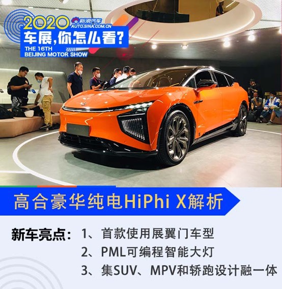 2020北京车展：这车凭啥卖80万？高合HiPhi X解析