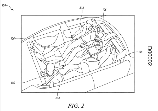 特斯拉专利权申请详细内容曝光 涉及前排座椅旋转