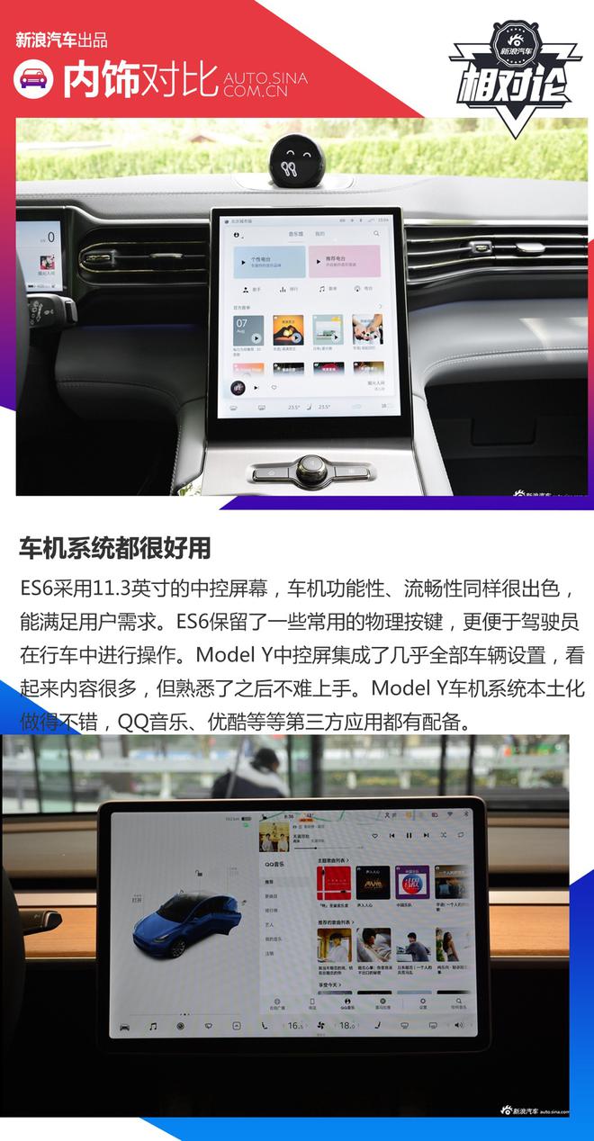 强强对话 特斯拉Model Y对比蔚来ES6怎么选？