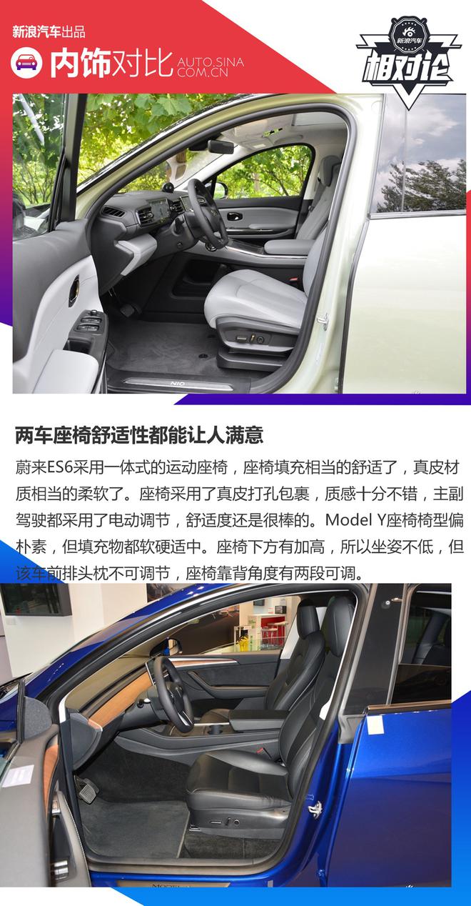 强强对话 特斯拉Model Y对比蔚来ES6怎么选？