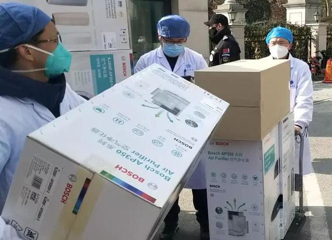 博世热力技术捐赠物资送抵武汉协和医院