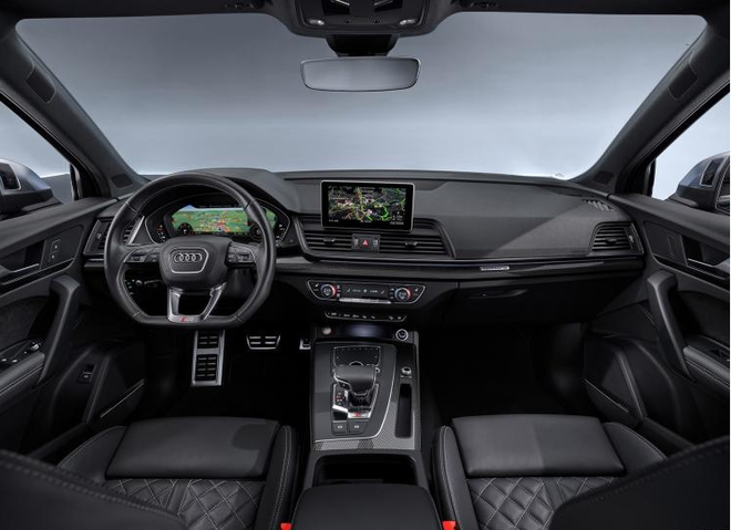 奥迪SQ5 TDI官图发布 搭载48V微混系统和柴油发动机