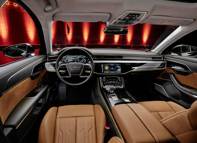 新增S-Line运动版 中期改款奥迪A8首发亮相