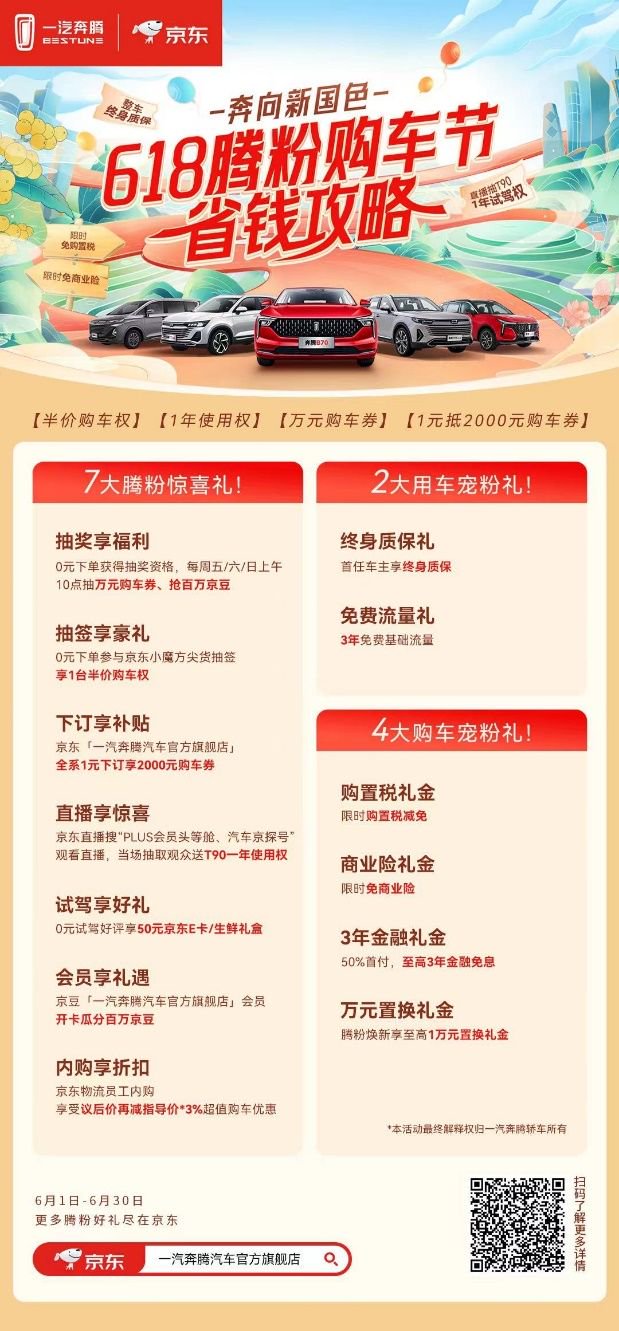 10万级SUV价值领跑者  奔腾T90正式开启预售