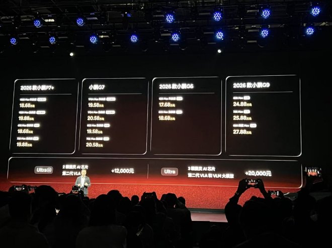 2026款小鹏P7+增程版和G7增程版正式上市