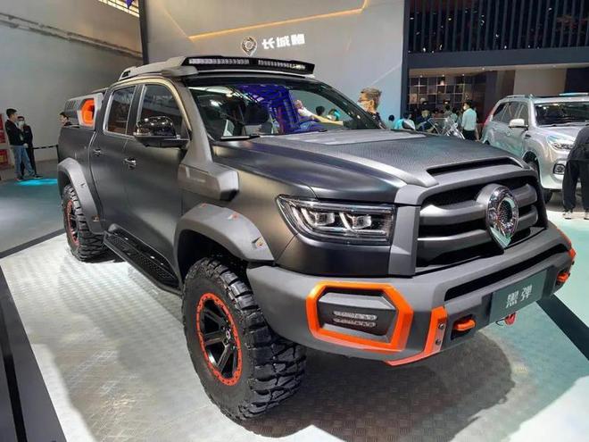 专为越野打造 长城炮黑弹版将上海车展预售