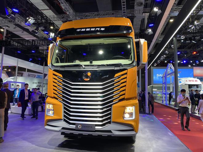 2021上海车展格罗夫两款全新氢能商用车亮相