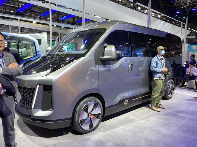 2021上海车展格罗夫两款全新氢能商用车亮相