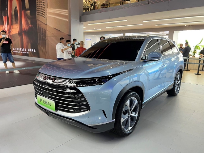 2022成都车展：比亚迪护卫舰07亮相