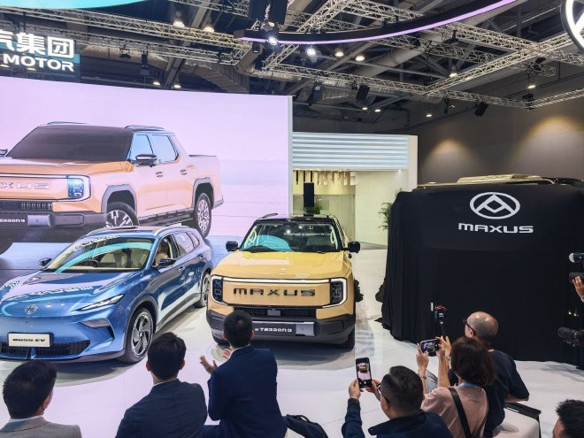 上汽携4x4纯电动皮卡eTerron 9亮相香港车展