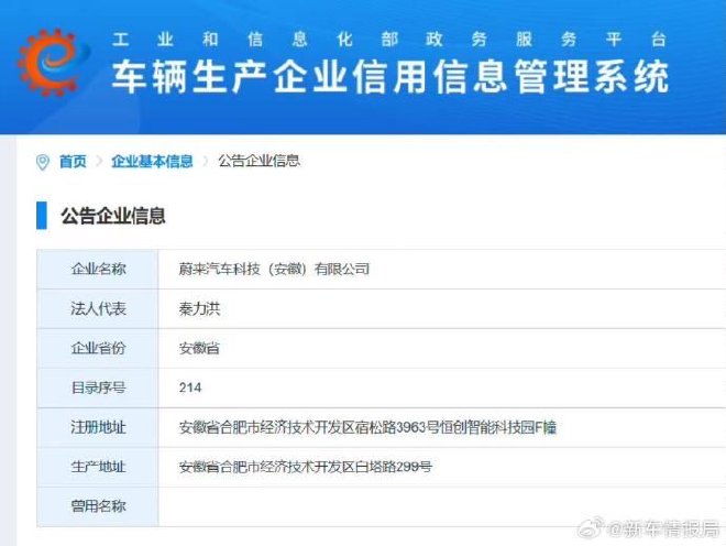 蔚来汽车公布第三季度财报 净亏损收窄