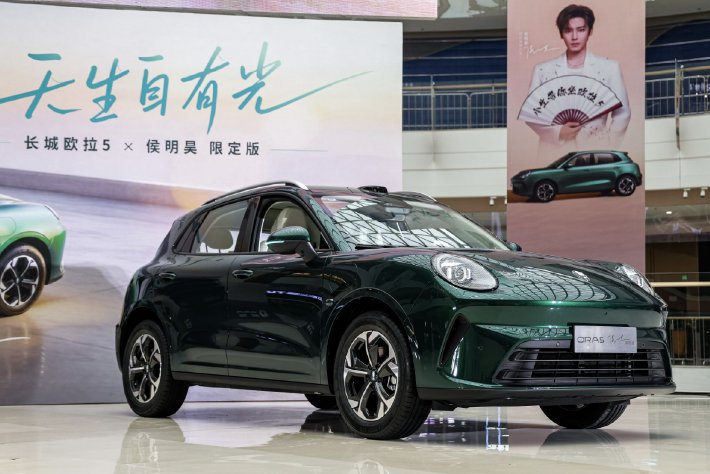 长城欧拉5×侯明昊限定版正式上市 纯电版售价13.38万元