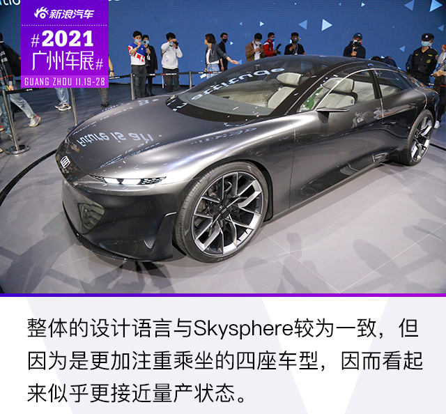 2021广州车展：奥迪skysphere和grandsphere概念车静态解析