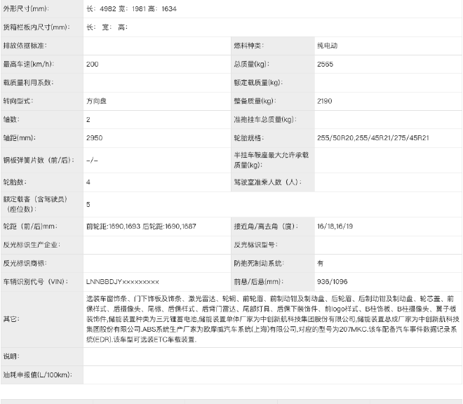 新款智界R7申报图 换装半隐藏式门把手