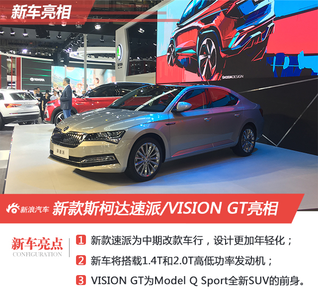 2019年深港澳车展 新款斯柯达速派亮相