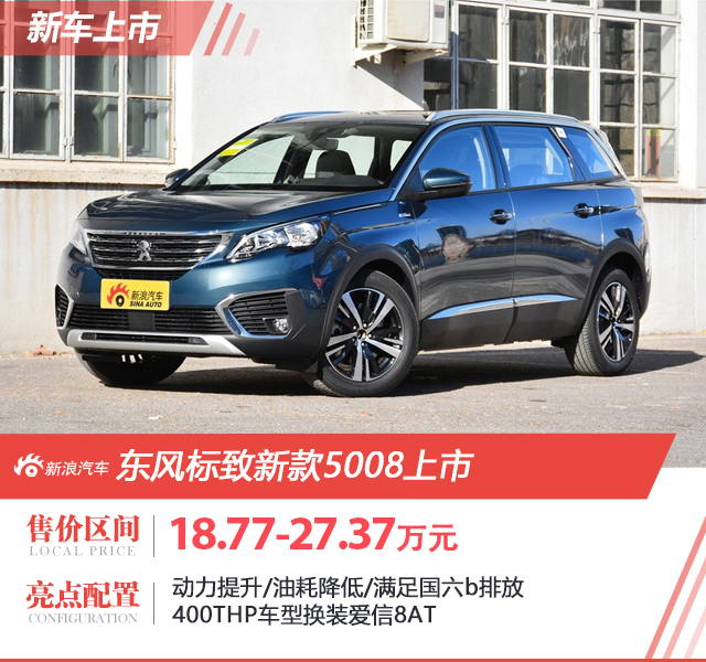 东风标致5008新款不太一样 升级国六/动力不降反升