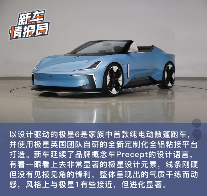 源自北欧的纯电跑车 极星6概念车中国首秀