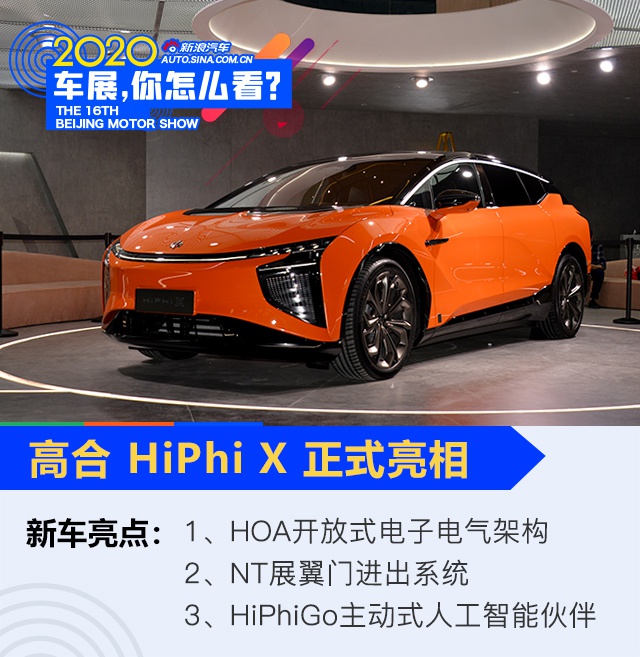 对标特斯拉Model X 高合HiPhi X北京车展亮相