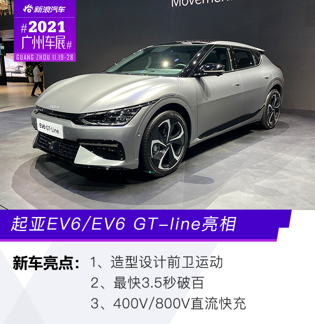 2021广州车展：起亚EV6/EV6 GT-line亮相