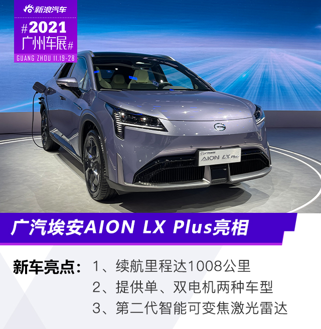 2021广州车展：广汽埃安AION LX Plus正式亮相