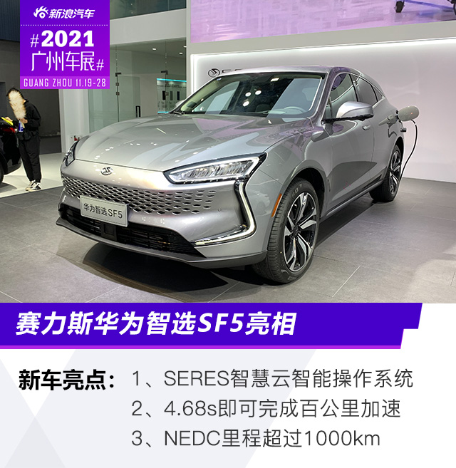 2021广州车展：赛力斯华为智选SF5亮相