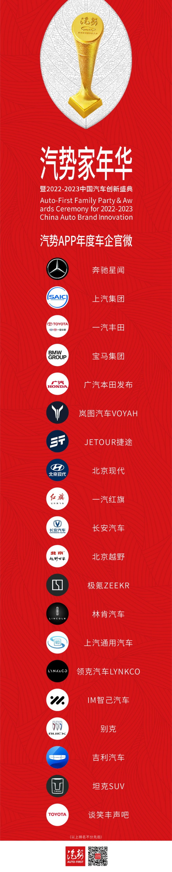 汽势家年华暨中国汽车创新盛典举行